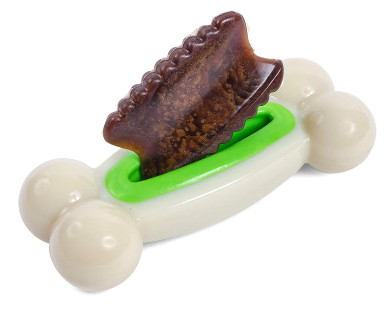 Toyz by Petface Nylon Treat Bone Chew Toy, 12 cm Medium - PawsPlanet Australia