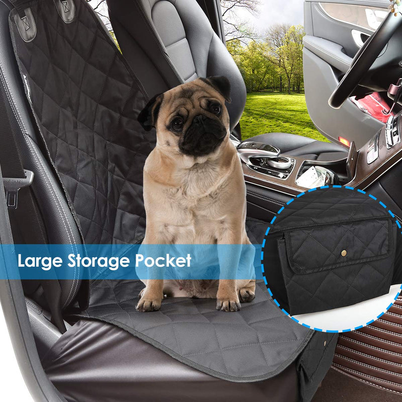 [Australia] - URPOWER 100% Waterproof Dog Car Seat Covers, Upgraded Front Car Seat Cover for Dogs Nonslip & Washable Front Seat Dog Covers Car Seat Protector Dog Seat Covers for Cars Car Seat Covers for Dogs Cars 