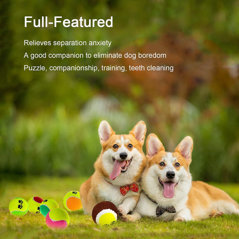 5 Pack 2.5 Inch Dog Toy Balls Tennis Ball for Dogs Exercise Training Safe Pet Gaming Toys - PawsPlanet Australia