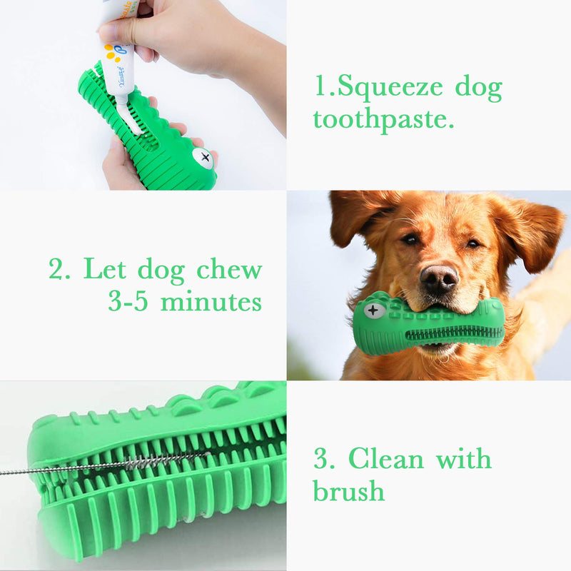 Glorytrack Dog Chew Toys, Indestructible Tough Durable Dog Toothbrush Toys For Aggressive Chewers Dogs Pets Dental Teeth Care - PawsPlanet Australia