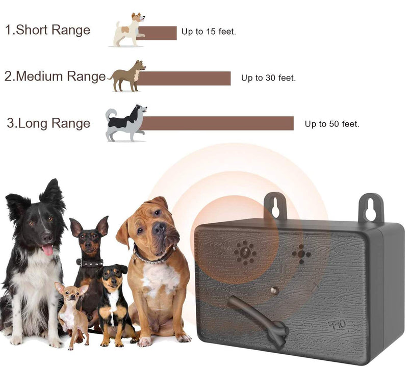 [Australia] - Saveiko's Store Anti Barking Control Device Upgraded Ultrasonic Dog Bark Deterrent 50FT Range Mini Sonic Repellent Silencer Security for Dogs Safe for Small Medium Large Dogs 
