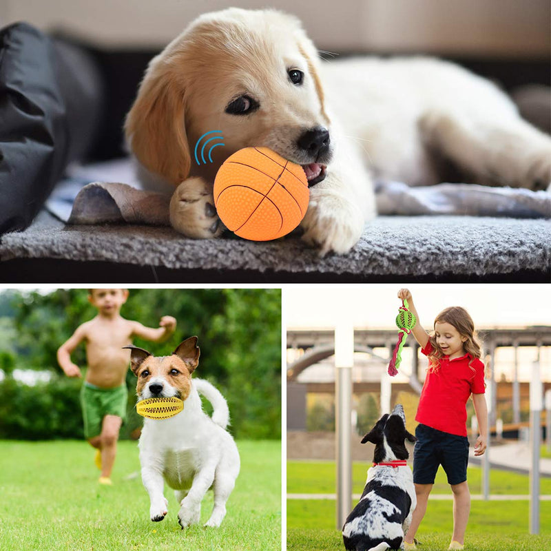[Australia] - RUMILLA Dog Balls,Nontoxic Bite Resistant Toy Ball for Pet Dogs, Dog Pet Food Treat Feeder Chew Tooth Cleaning Ball Exercise Game IQ Training Ball Color 001 