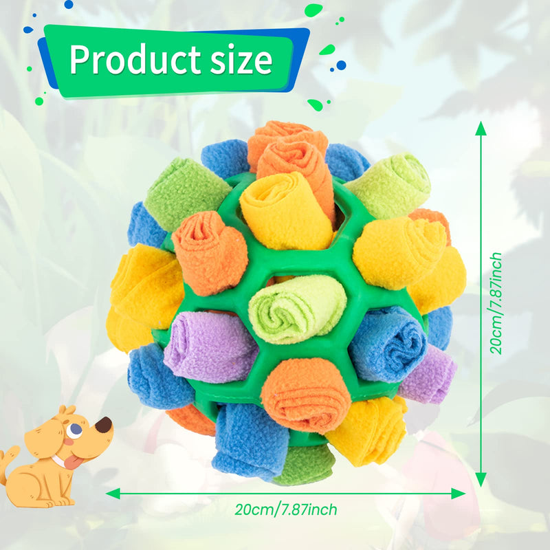 ICOUVA Sniffing Ball for Dogs, Interactive Pet Sniffing Ball Dog Toy Training the Sense of Smell Snuffle Ball Snuffle Ball Interactive Dog Toy Intelligence Toy (Green) goudianzi - PawsPlanet Australia
