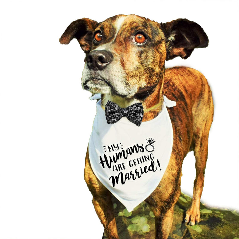 My Humans are Getting Married-Dog Bandana, Wedding Dog Bandana, Wedding Photo Prop, Dog Engagement Announcement,Bridesmaid Proposal,Bridesmaid,Pet Accessories - PawsPlanet Australia