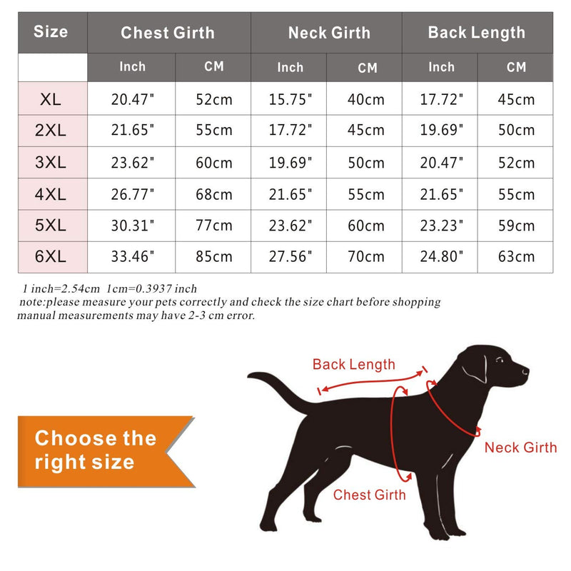 Idepet Waterproof Dog Coat Winter Warm Jacket,Outdoor Sport Waterproof Dog Clothes Outfit Vest for Small Medium Large Dogs with Harness Hole 5XL Red - PawsPlanet Australia