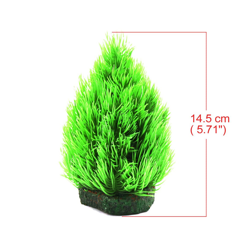 [Australia] - uxcell Green Plastic Needle Leaves Plant Aquarium Terrarium Decorative Ornament Reptiles Living Habitat Decor 