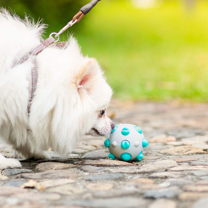 [Australia] - Qucey Dog Chew Ball Toys, Dog Toys Large Breed for Aggressive Chewers, Indestructible Dog Toothbrush Teething Toys for Medium Large Dogs 