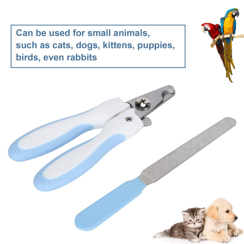 GLOGLOW Pets Nail Clippers, Stainless Steel Dog Nails Cutting Trimming Grooming Tool Cat Dog Nail Clippers Pet Safety Guard Best Pet Nail Trimmers for Animals Small S - PawsPlanet Australia