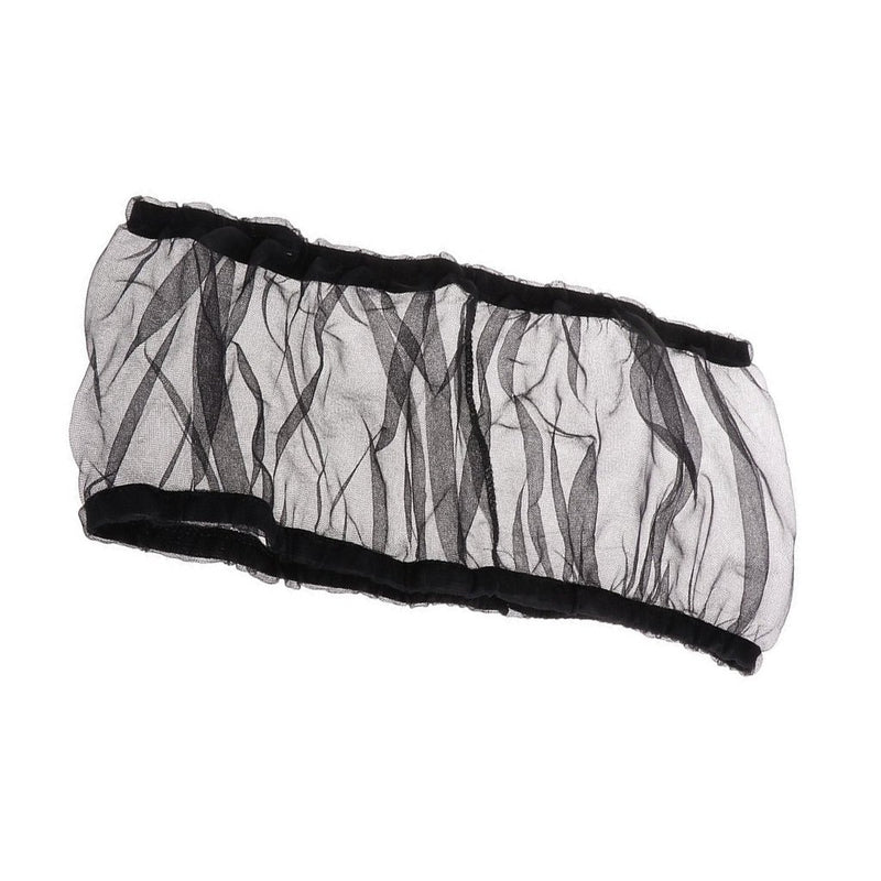 [Australia] - Bonaweite Mesh Bird Seed Catcher, Birds Cage Net Cover, Soft Nylon Skirt with Adjustable Drawstring Small Black 