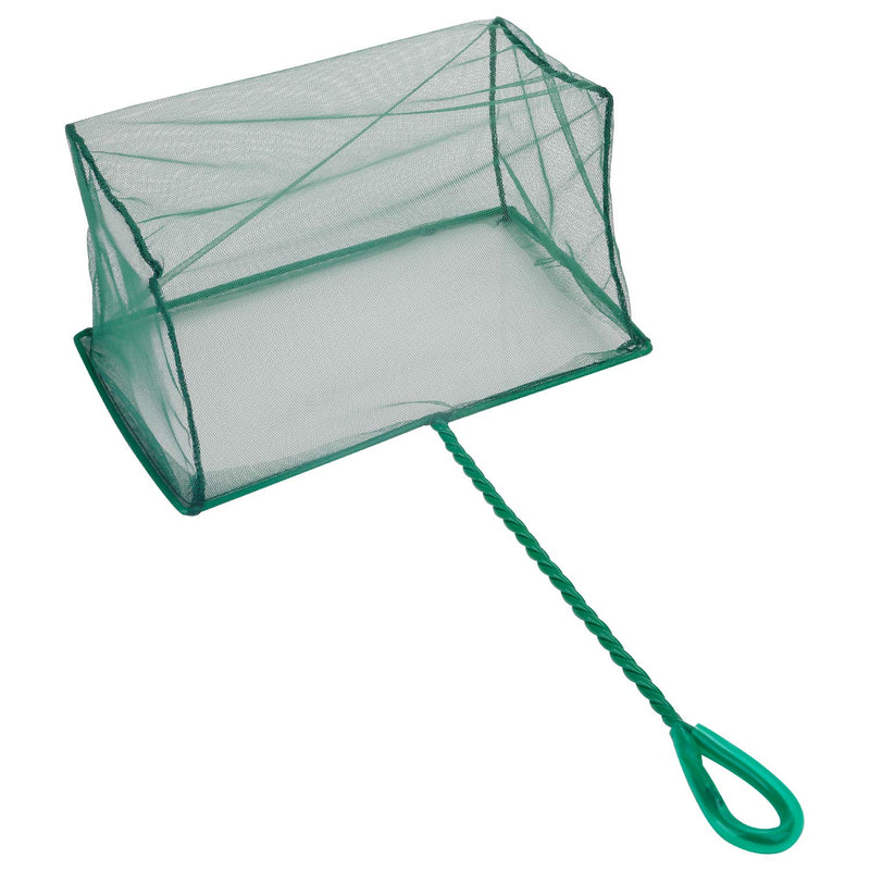 [Australia] - Pawfly 8 Inch Aquarium Fish Net Fine Mesh Fish Catch Nets with 10.5 inch Plastic Handle - Green 