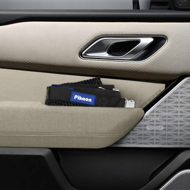 [Australia] - Pikaon Front Seat Barrier, Car Dog Barrier Vehicle Backseat Mesh Universal Fit Black 