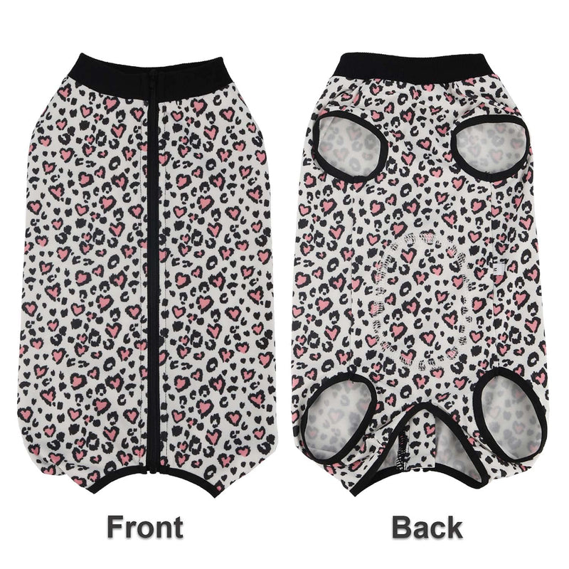 Due Felice Surgical Recovery Suit for Female Male Dog Cat Recycled Fabric Doggy Surgery Onesie After Surgery Wear Pet Cone Alternative for Abdominal Wounds Skin Diseases Bee/XS XS(Chest:13.8"/35cm;Back:10.2"/26cm) - PawsPlanet Australia