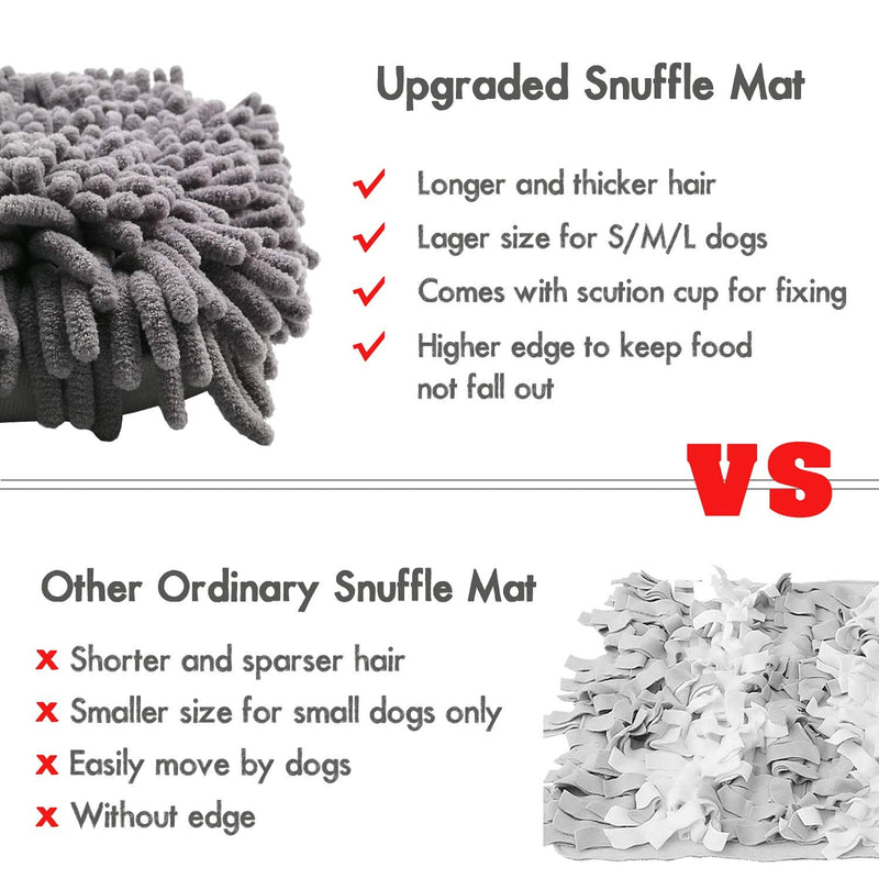 Snuffle Mat for Dogs (21" x 17"), Interactive Dog Food Mat for Boredom, Encourages Natural Foraging Skills for Dogs, Perfect for Small Medium and Large Dogs. - PawsPlanet Australia