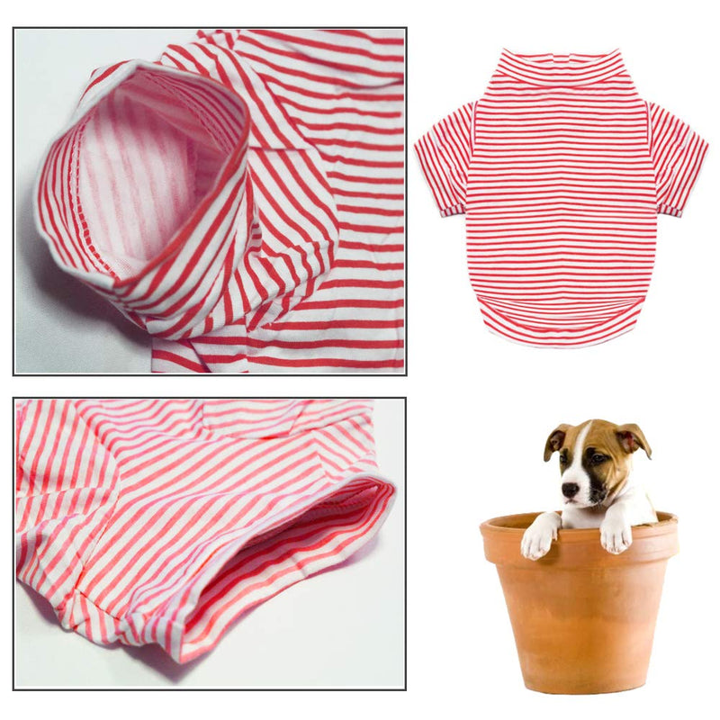 [Australia] - DERUILA Dog Clothes Pet Dog Shirt: Puppy t Shirt for Small Dogs Boy and Small Dog Girls Pack of 3 X-Small 