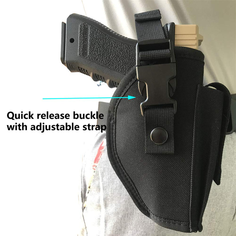 [Australia] - TACwolf Tactical Belt Holster with Mag Pouch Universal Outside for Right Waistband Holster 