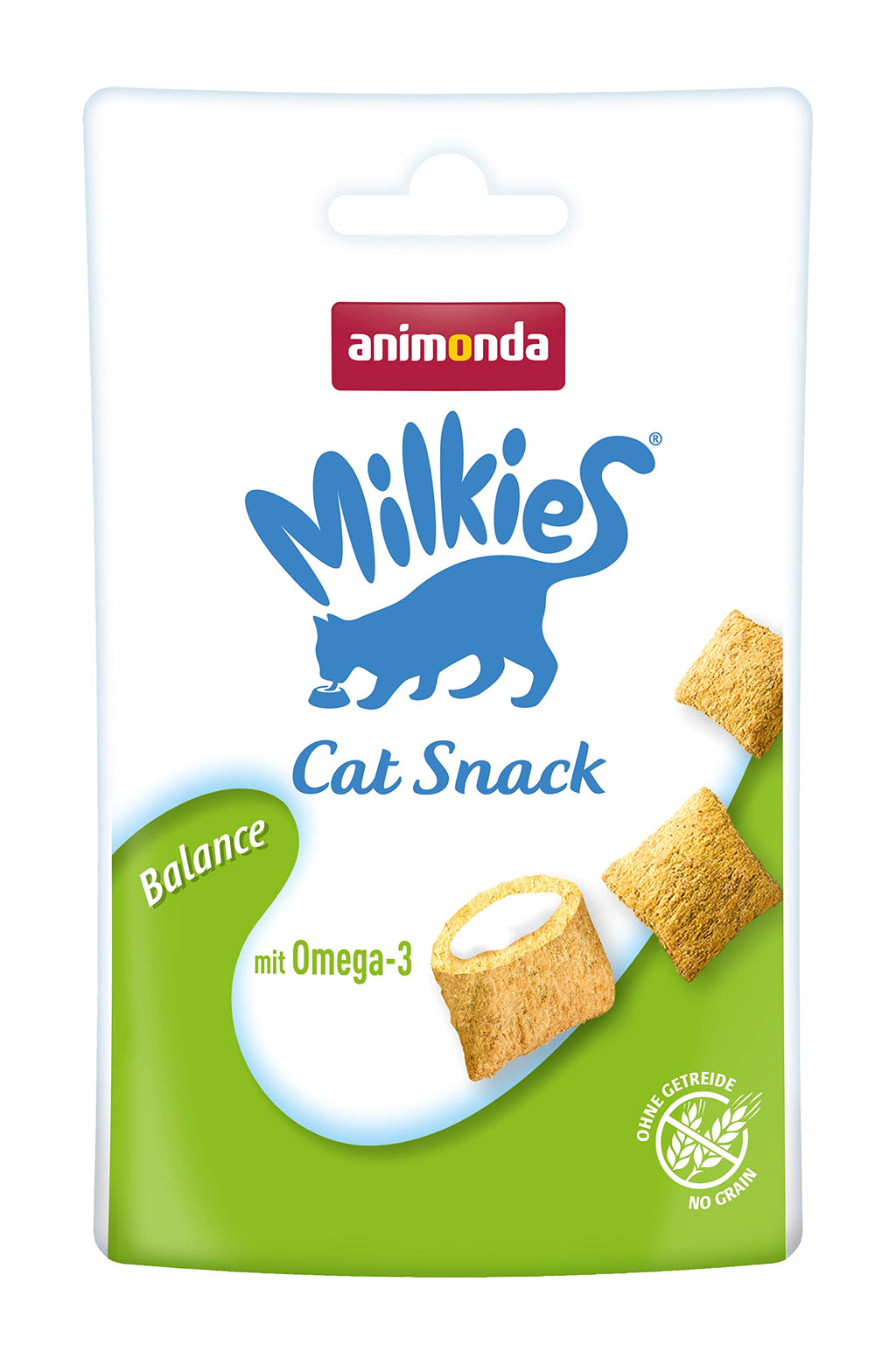 animonda Milkies Balance, grain-free crunchy pillows for cats, cat snack, 12 x 30 g - PawsPlanet Australia
