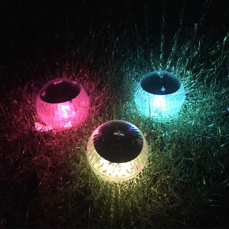 HINMAY Pond Lights, 1 Pack Solar Floating Pond Light-Waterproof LED 7 Color Changing Garden Pool Light with ABS Plastic for Pond/Garden/Yard/Swimming Pool/Fountain/Fish Tank (Black case Solar) Black Case Solar - PawsPlanet Australia
