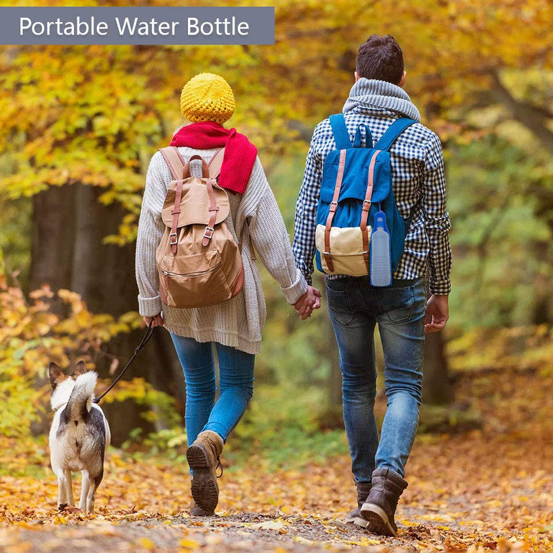 Schone Portable Water Bottle – Comes with a Water Holder - Compact & Lightweight – Leakproof & Easy to Use – KEEPS YOUR PET HYDRATED – Ideal for Car & Long Walks - PawsPlanet Australia