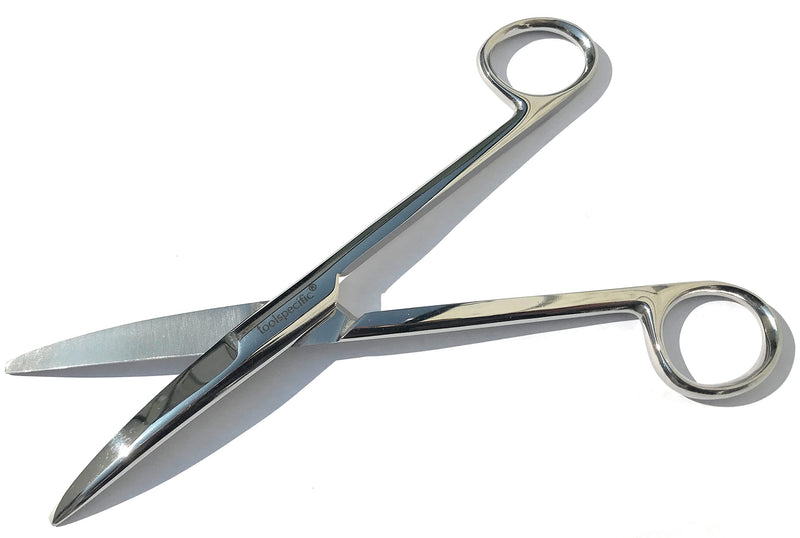 Toolspecific 17cm 'Yamo' Curved Vet Scissors Pet Shears Cat Dog Grooming Hair Removal Stainless - PawsPlanet Australia