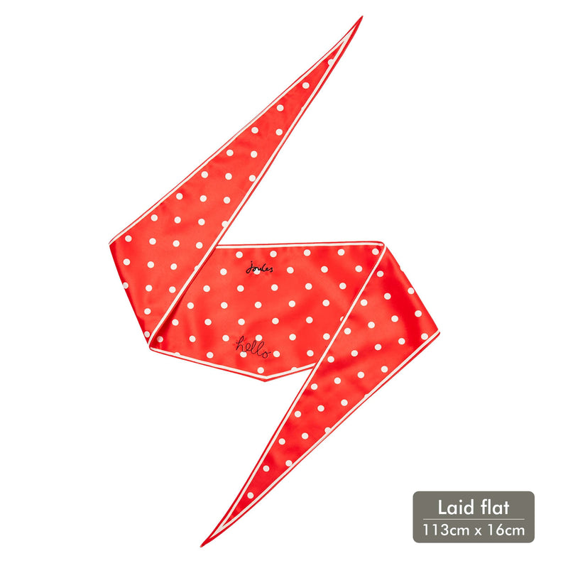 Rosewood Joules RED HELLO POLKA DOT NECKERCHIEF - PawsPlanet Australia