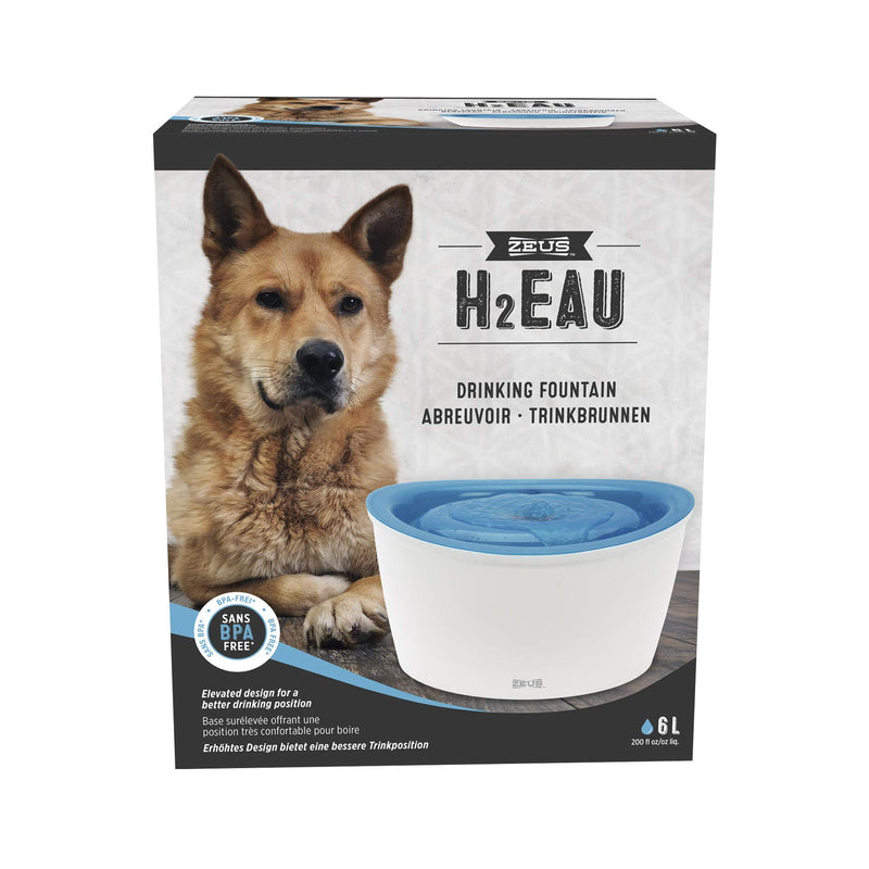 Zeus H2EAU Triple Action Fountain Filter, Replacement Dog Water Fountain Filter, 2-Pack - PawsPlanet Australia