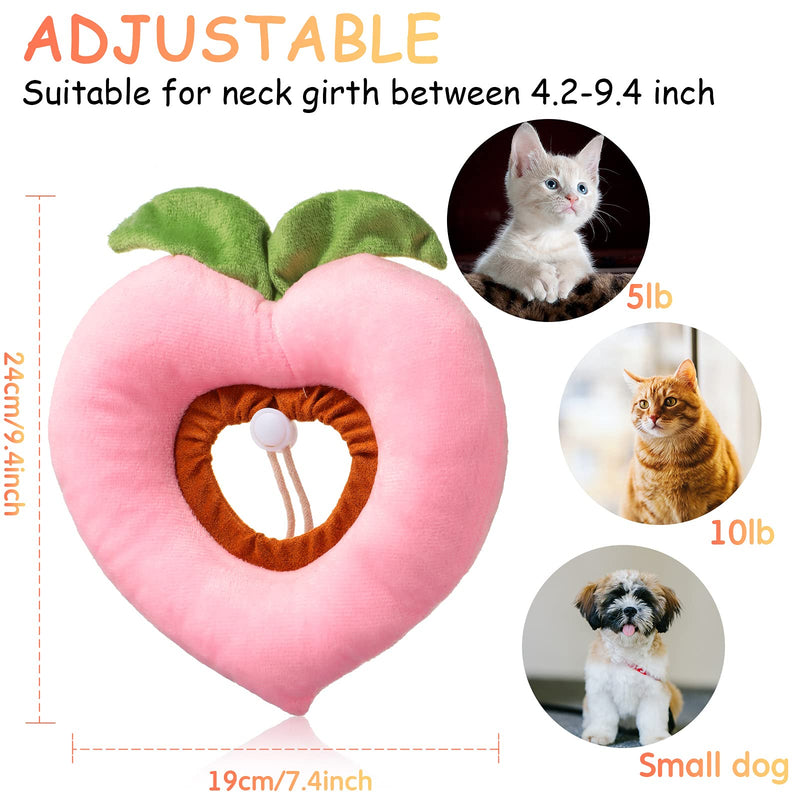 Nuanchu 5 Pieces Cat Recovery Collars Cute Cat Neck Cone Adjustable Cat Elizabeth Padded Collar Anti-bite Lick Dog Collar with Smooth Texture for Kitten and Cat - PawsPlanet Australia