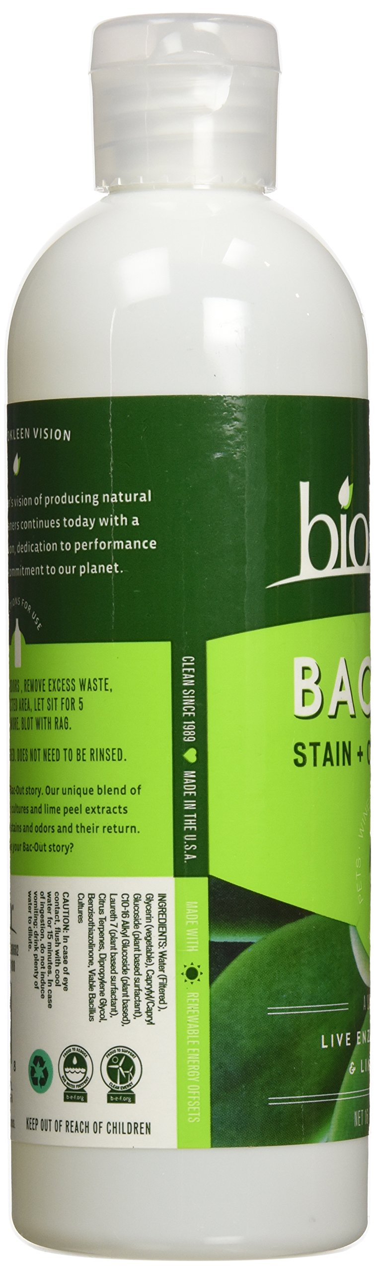 [Australia] - Biokleen Bac-Out Stain+Odor Remover, 16 Oz, 16 Fl. Oz 16 Fl Oz 