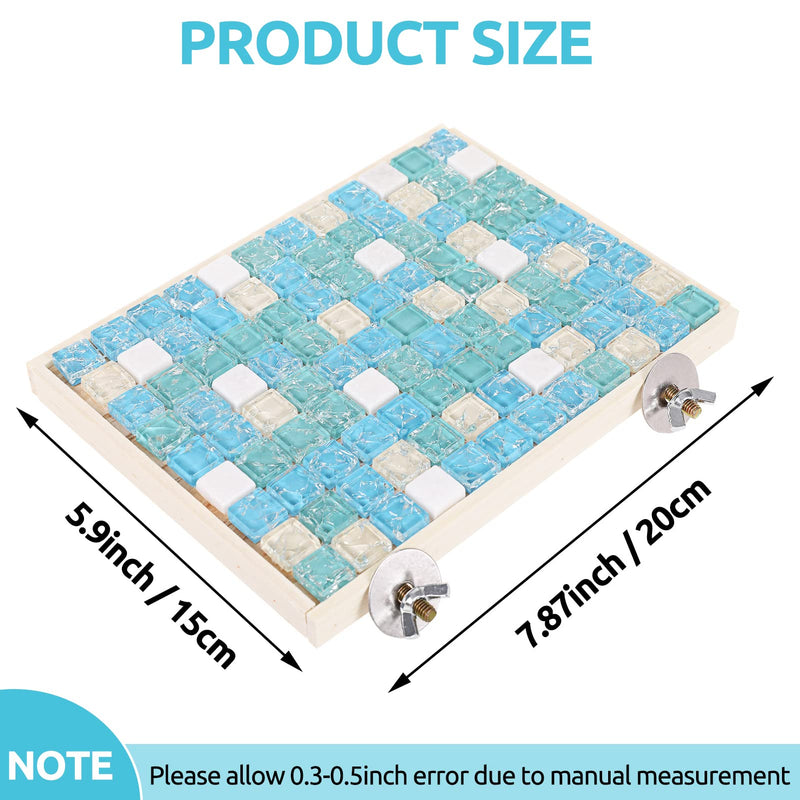 SAWMONG Hamster Cooling Mat Guinea Pig Hammock Bed Summer Cooling Platform House Small Animal Habitat for Chinchilla Hamster Squirrels and Small Furry Animals Large Blue - PawsPlanet Australia
