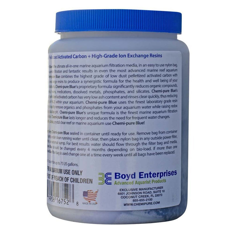 Boyd Enterprises Chemi-Pure Blue Filtration Media for Aquarium, 11-Ounce (2 Pack) - PawsPlanet Australia