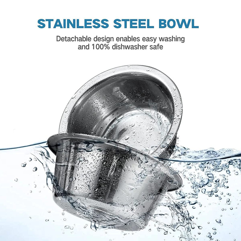 ALL FOR PAWS 3 In 1 Elevated Double Dinner, (44x26x19CM), Raised Pet Bowls for Cats and Dogs Adjustable Elevated Feeder Bowls, Good for Pets'Digestion and Joints(S) S - PawsPlanet Australia