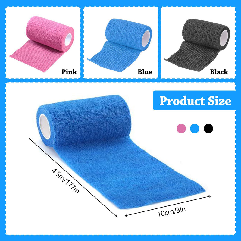 Self-adhesive bandage 12 rolls x 10 cm x 4.5 m air permeability bandage self-adhesive for first aid sports injuries wrist sprains protection for dogs self-adhesive bandage - PawsPlanet Australia