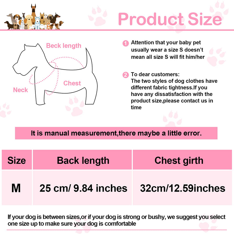 4 Pieces Puppy Dog Pajamas Pet Dog Jumpsuit Puppy Bodysuits Long Sleeve Jumpsuit for Small Medium Pet Dog Cat, 4 Styles - PawsPlanet Australia