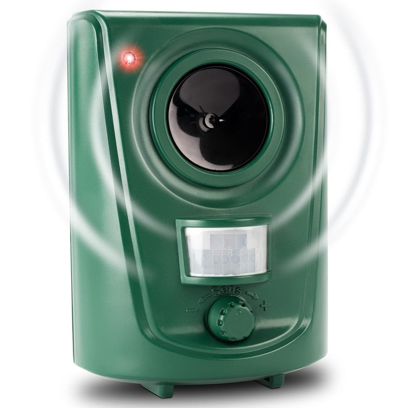 GARDIGO® dog and cat repellent | Dog deterrent and cat deterrent for the garden | Ultrasonic animal repeller 20-60 kHz | 120° detection angle, 12m range | Against dogs and against cats - PawsPlanet Australia