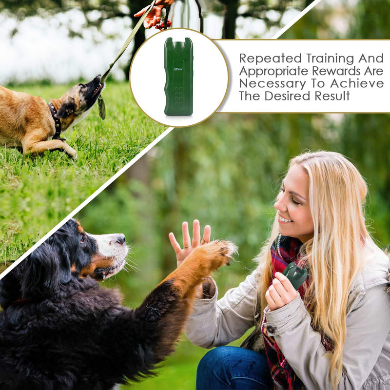 Bark Control Device, 2-in-1 Dog Training Tool, Dog Ultrasonic Barking Deterrent Control Device, Dog Barking & Training Control Range of 16.4 Ft - PawsPlanet Australia