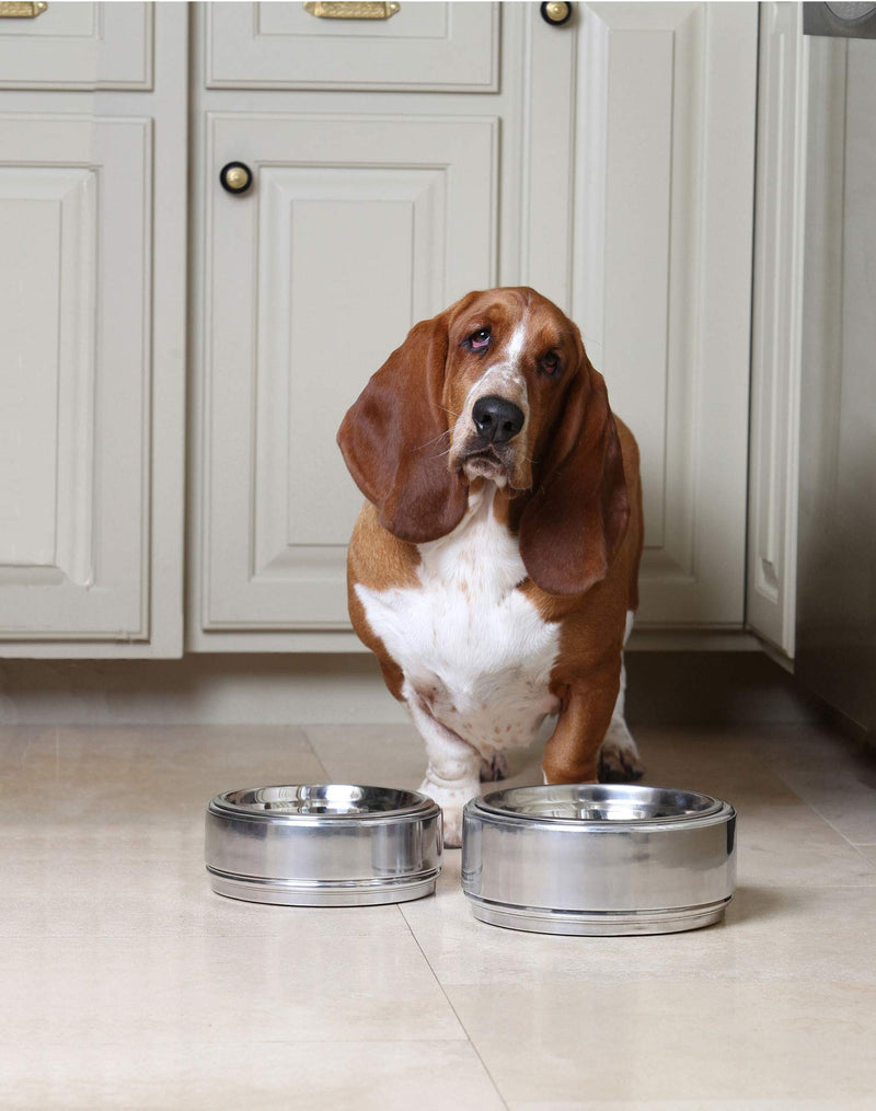 [Australia] - Unleashed Life Chadwick Collection – Stainless Steel Dog/Cat Food & Water Bowl 