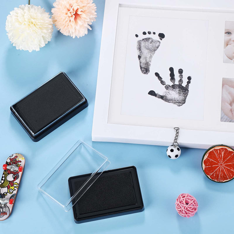 Cat and Dog Pet Paw Print Kit No Mess Safe Paw Print Ink Pad for Puppy Animal Memorial Gifts Pet Friendly, Black Ink - PawsPlanet Australia