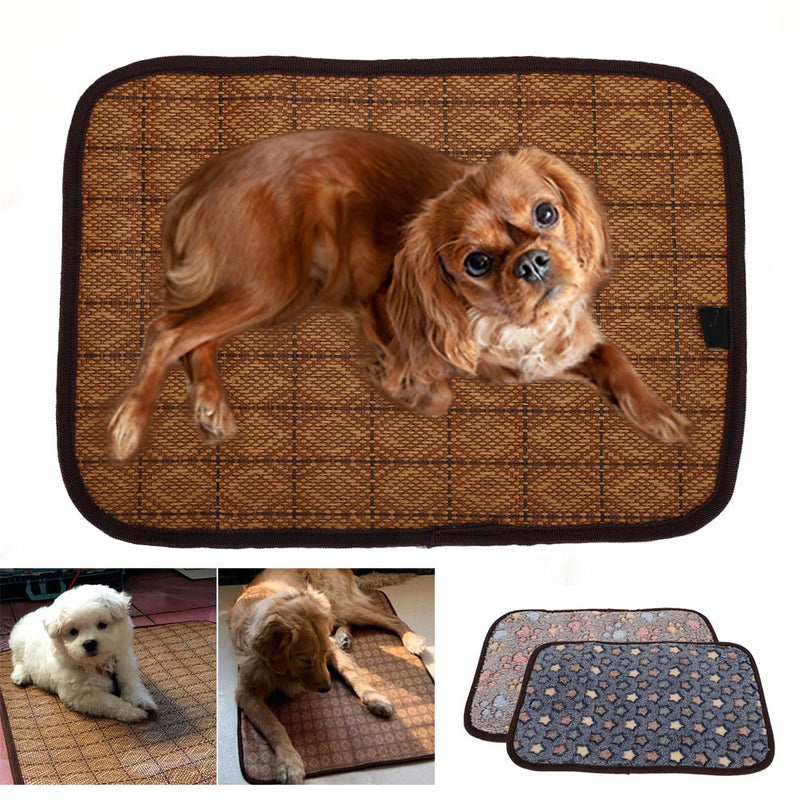 Zerodis Dog Cat Cooling Mat, Summer Soft Square Cooling Cushion Cooling Blanket For Small Pets Keep Your pet Cool(S-Blue Star) S Blue Star - PawsPlanet Australia