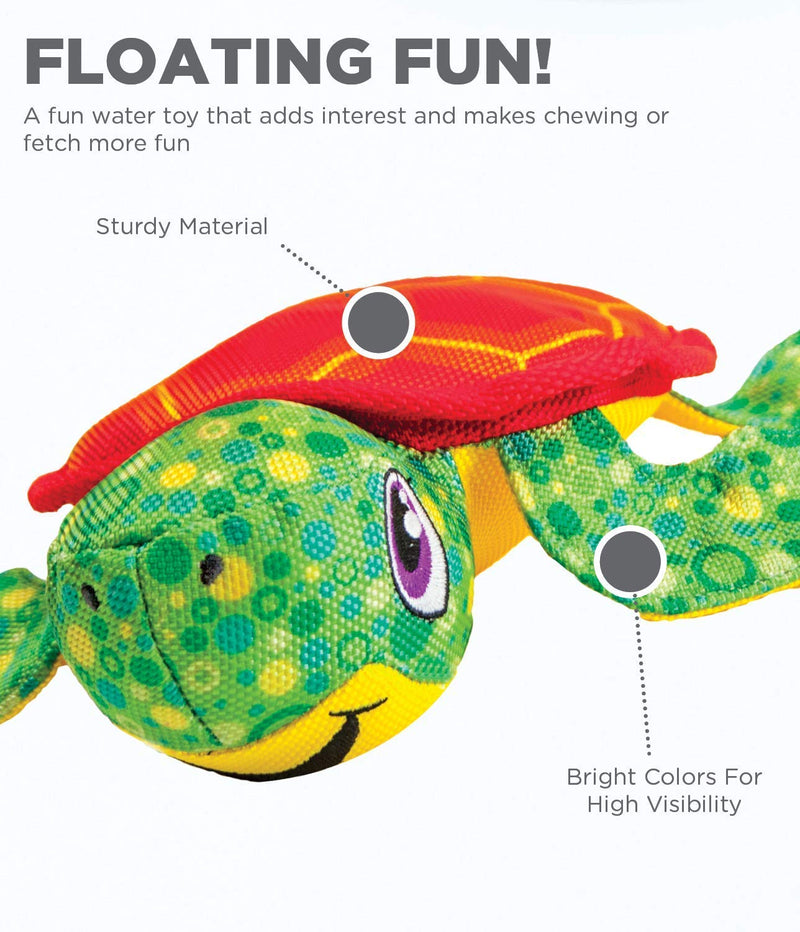 [Australia] - Outward Hound Floatiez Dog Toy - Floating Fetch Pool Toy, Great for Summer Water Fun Turtle 