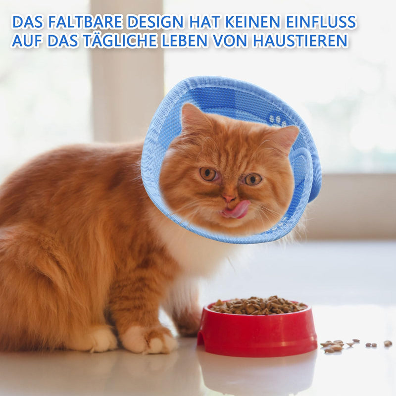 Cat Neck Brace, Adjustable Neck Brace Cat Collar, Recovery Collar Cone Pet Protective Collar for Cats Small Dogs After Surgery and Injuries (S) - PawsPlanet Australia