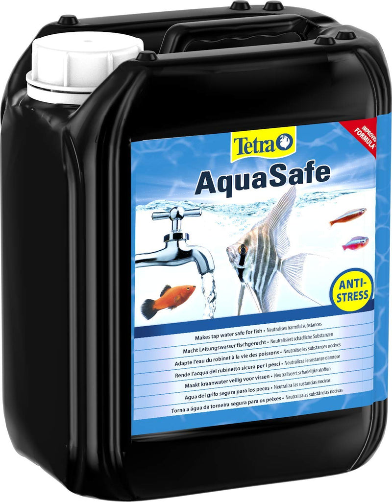 Tetra AquaSafe, to Turn Tap Water into Safe and Healthy Water for Fish and Plants, 5 Litre 5 l (Pack of 1) - PawsPlanet Australia