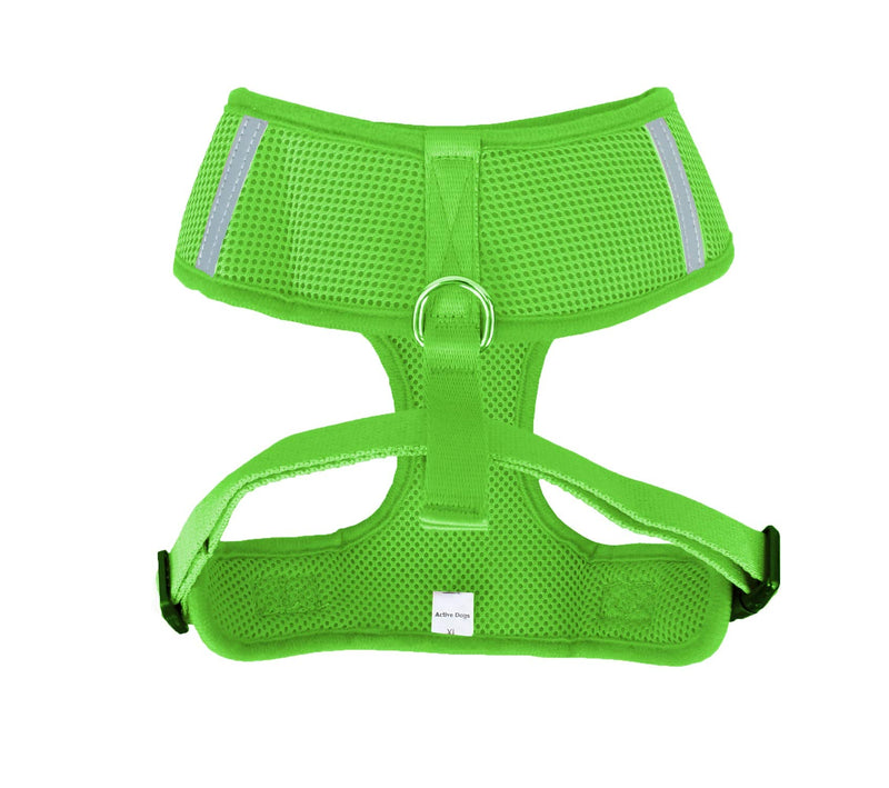 Active Dogs Dog Harness No Pull & No Choke Adjustable Pet Vest Harness for Dogs Reflective Adjustable Breathable Front Clip Pet Harness for Small Medium and Large Dogs (Medium, Lime Green) - PawsPlanet Australia