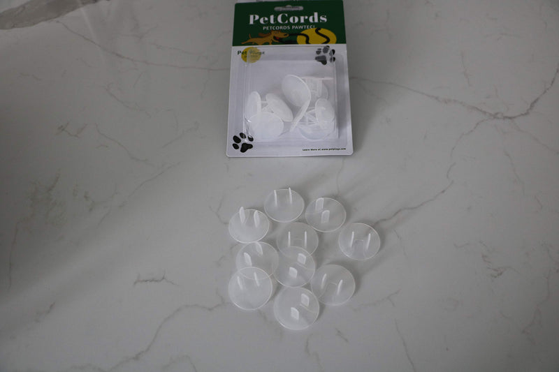 [Australia] - PetCords Pet Plugz, Outlet Protector Covers, Protects Your Pets from Electrical outlets Safety Protector and Cover for Your outlets, 10 Outlet Covers per Pack 