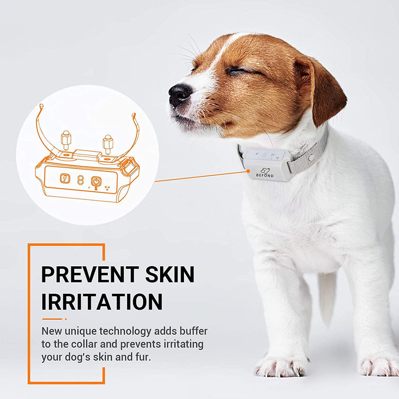 Bark Collar for Dogs, Anti Barking Training Collar with 3 Adjustable Sensitivity and 7 Intensity Beep Vibration for Small Medium Large Dogs (Grey) - PawsPlanet Australia