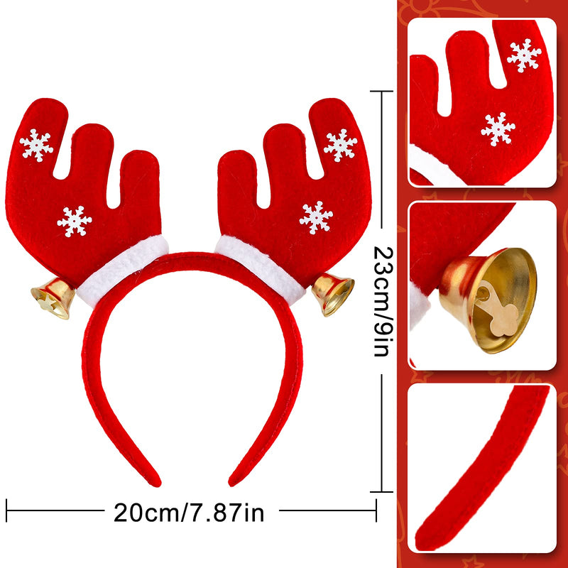 Whaline 12Pcs Christmas Glasses Frames Holiday Sunglasses Christmas Headbands Snowman Reindeer Santa Claus Tree Hat Decoration Accessories Gift Set for Xmas Party Holiday Favors - PawsPlanet Australia