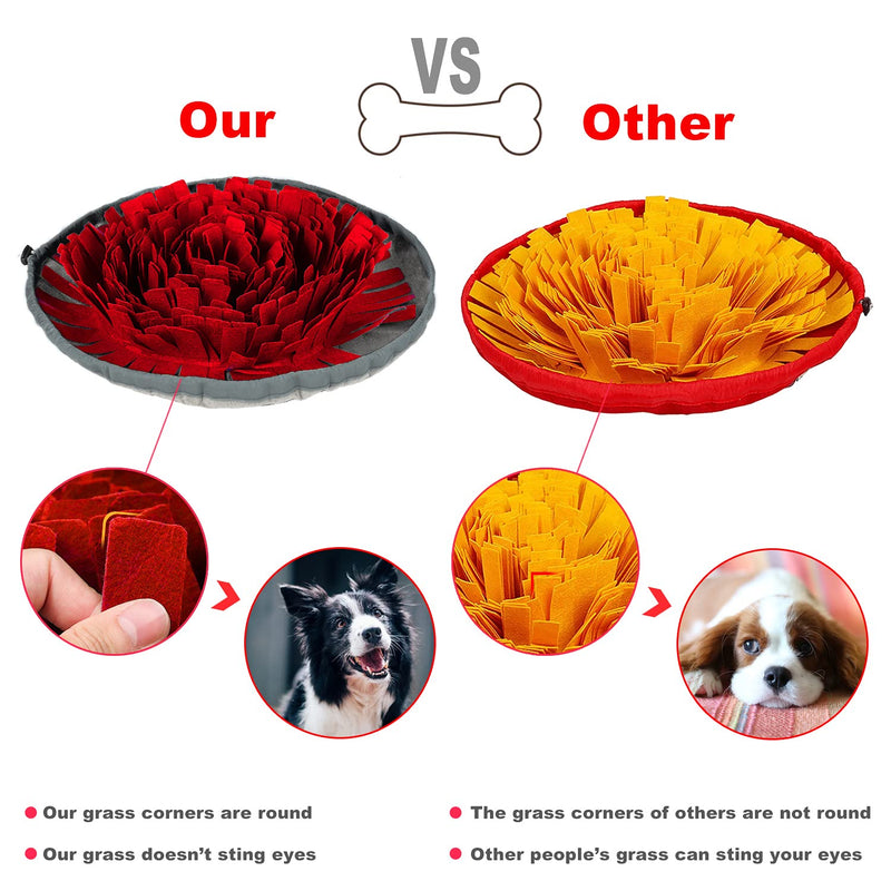 SYXUPAP Pet Snuffle Mat for Dogs,Adjustable Dog Feeding Mat Durable Dog Puzzle Toys Interactive Foraging Mat use for Dog Nosework Training and Slow Eating Dog Treat Dispenser-Machine Washable. - PawsPlanet Australia