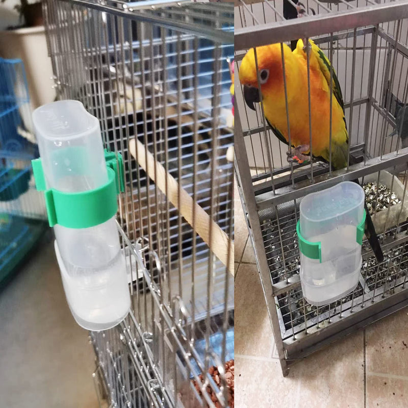 Hamiledyi Parakeet Water Dispenser No Mess Parrot Feeder Parakeet Waterer Cockatiel Cage Accessories,Automatic Feeding for Budgies Finch Canaries Lovebirds(2Pcs) - PawsPlanet Australia