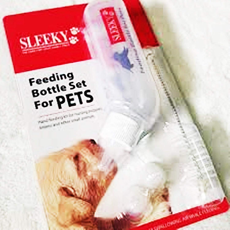 2 Set of Feeding Bottle Set for Pets, Hand Feeding kit for Nursing Puppies, Kitten and Other Animals, by Prime Shopping Online - PawsPlanet Australia