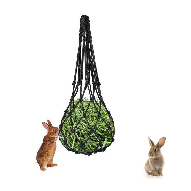 X-zoo Rabbit Hay Feeder Bag, Small Animals Feeder for Chicken, Rabbit, Large Birds, Hanging Mesh Feeder for Hay, Veggies Skewer, Fruit - PawsPlanet Australia