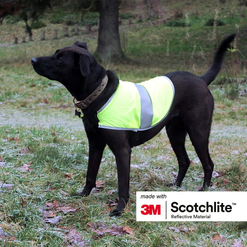 Salzmann Dogs 3M Scotchlite Reflective Jacket, High Visibility Coat with straps, Size L, 2 per pack - PawsPlanet Australia