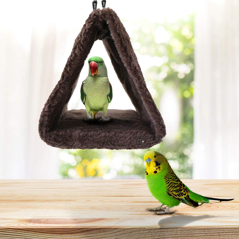 gexuamz Hammock Bird Toy Parrot Bed - Hanging Bed for Cage Plush Bird Nest Hut Tent Bed Warm Pet Winter Nest House for Macaw Budgies Cockatiels Cockatoos Canaries. - PawsPlanet Australia